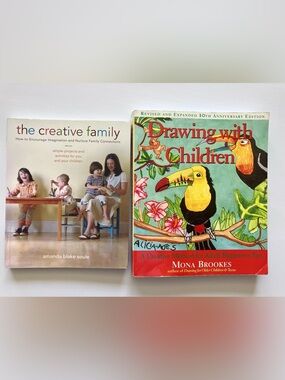📙3/$12📙 Creative Family & Drawing with Children Activity Art Book  | Homeschool